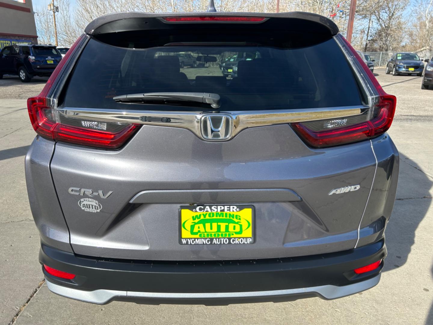 2021 Dark Gray /Dark Gray/Black Honda CR-V EX (5J6RW2H56MA) with an 1.5L I4 TURBO engine, Automatic transmission, located at 3030 CY Ave, Casper, WY, 82604, (307) 265-3830, 42.827816, -106.357483 - Photo#5